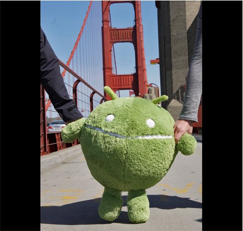 La peluche Android à San Francisco
