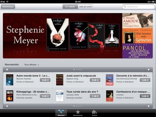 L'iBooks Store français est prêt
