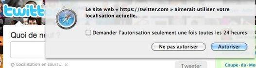 Twitter Places - La géo-localisation via Twitter