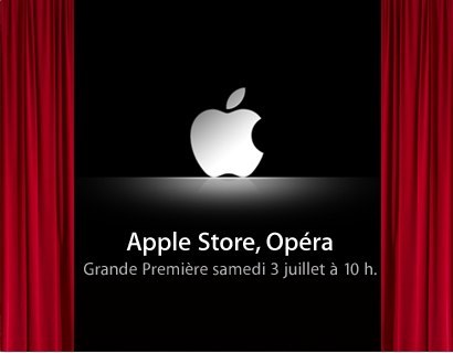 Ouverture de l'Apple Store à Opéra le 3 juillet