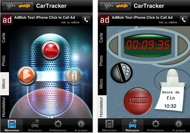 Avec CarTracker sur iPhone, retrouvez votre voiture facilement