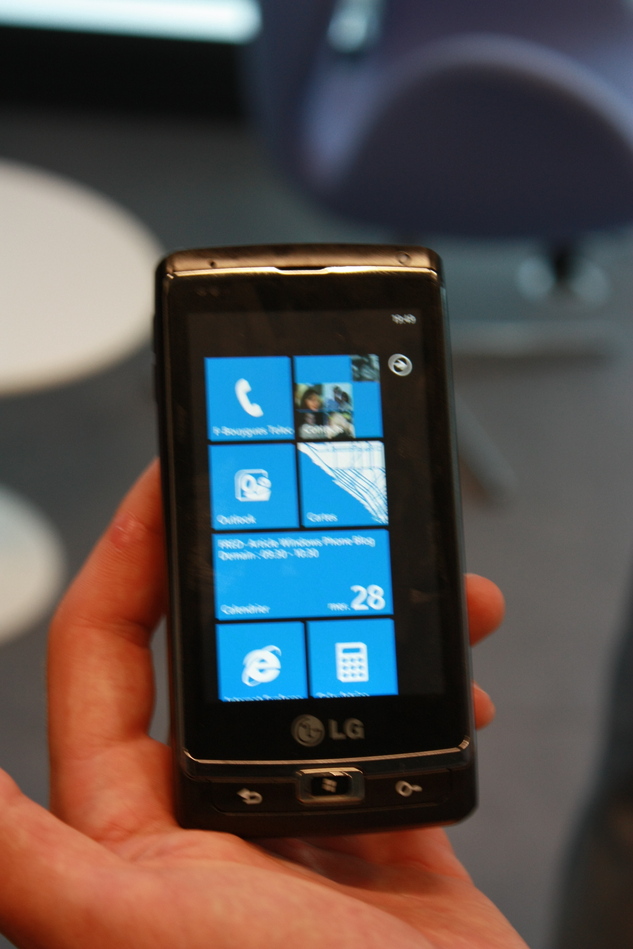 Démonstration de Windows Phone 7 chez Microsoft