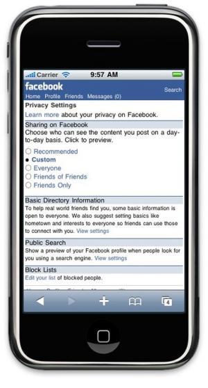 Facebook mobile évolue sur smartphone