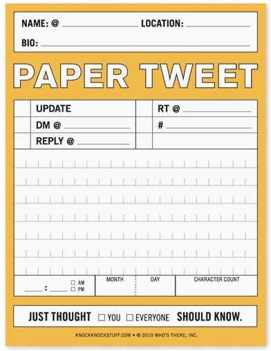 Paper Tweet - Twitter mais avec un stylo
