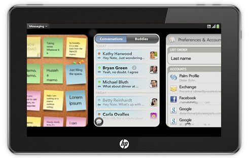 La tablette HP sous webOS confirmée pour début 2011
