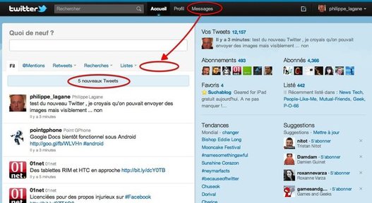 Nouveau Twitter - C'est pas mal mais bon