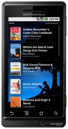 Des nouveautés sur l'application Kindle pour Android