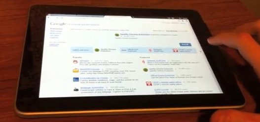 ChromePad - Un iPad sous Google Chrome OS
