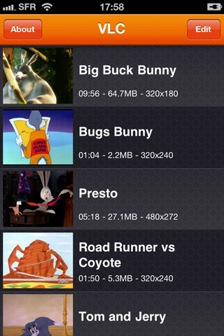 VLC pour iPhone et iPod Touch disponible