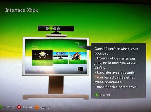 Xbox 360 - Mise à jour avec Kinect dedans