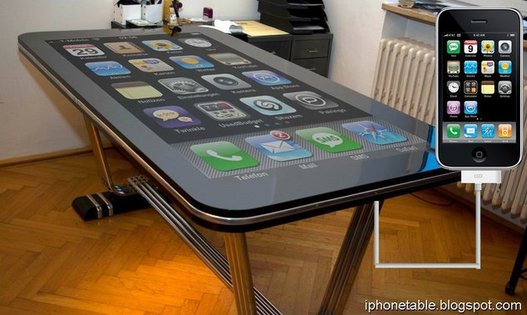 iPhone Table Connect - Un iPhone géant à partager entre amis