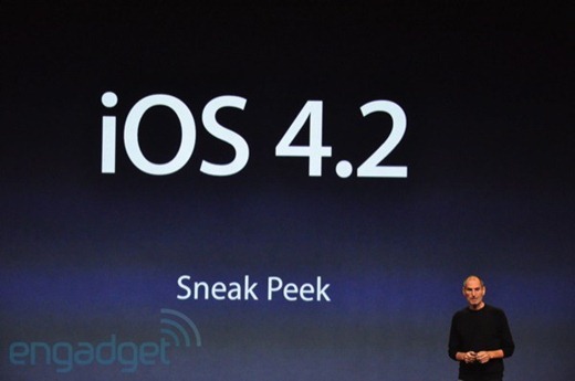 l'iOS 4.2 pour ce dimanche ?