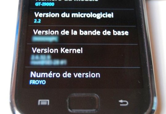 Android 2.2 Froyo pour le Galaxy S arrive bientôt et Kies pour Mac est disponible
