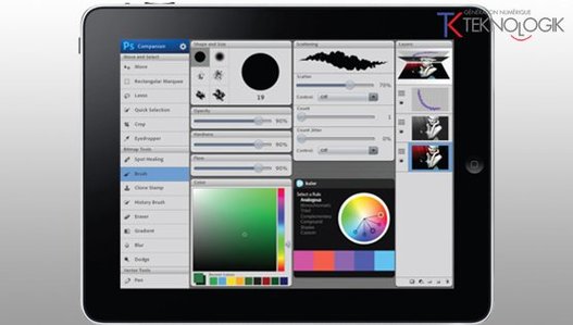 Photoshop sur iPad, iPhone et Galaxy Tab pour bientôt ?