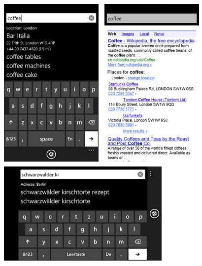 Google Search App maintenant sur Windows Phone 7