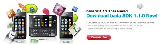 Le SDK 1.1.0 de Samsung Bada est disponible