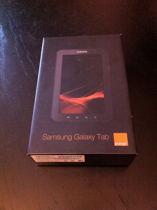 Samsung Galaxy Tab - Mon déballage en vidéo