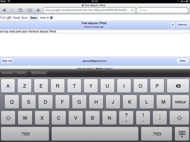 Google Documents sur iPhone, iPad, Android, et tous les mobiles