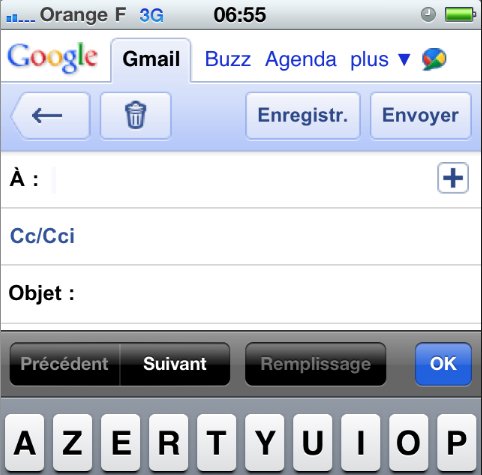 Gmail Mobile change de look sur l'iPhone