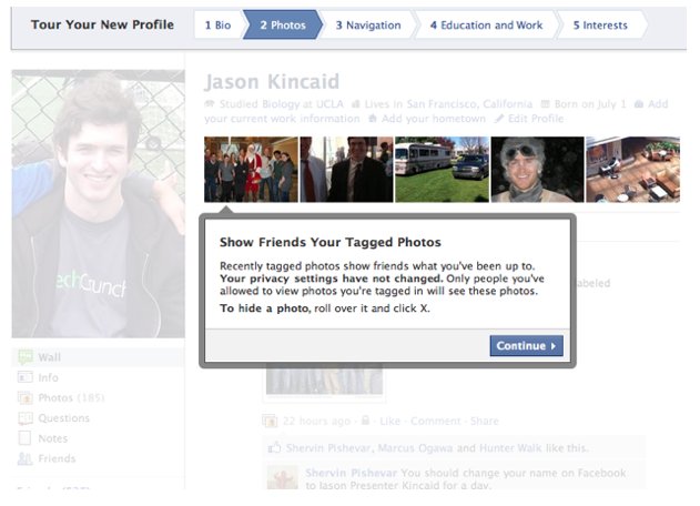 Nouveau design de Facebook -  Plus de détails en images