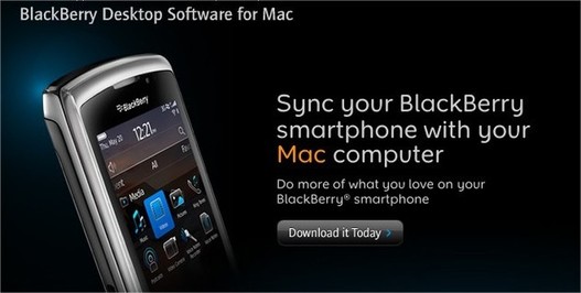 Blackberry Desktop Manager pour Mac - la version 2.0 est disponible