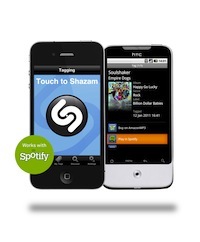 Shazam est désormais relié à Spotify