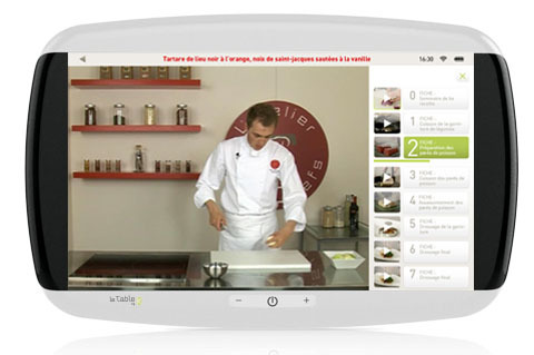 La Table by French Kitch' - Une tablette tactile culinaire qui va révolutionner la cuisine