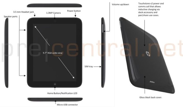 Tablette HP Palm Topaz - L'iPad 2 a de la concurrence