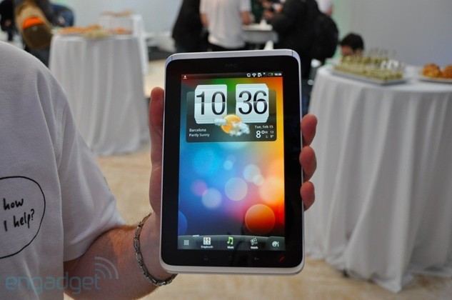 MWC 2011 - HTC lance la tablette Flyer avec Android 2.4