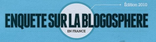 Résultats de l'enquete sur la blogosphère française 2010 en 1 image