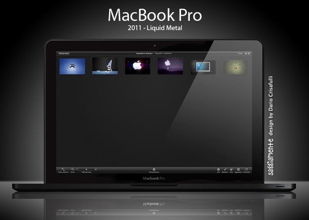2011 MacBook Pro mockup by designer Dario Crisafulli.