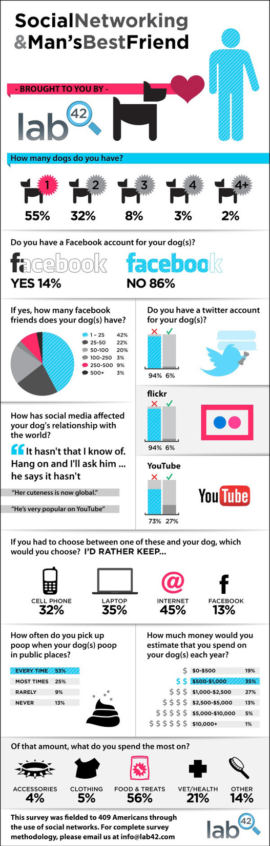 Les chiens et les réseaux sociaux en 1 image