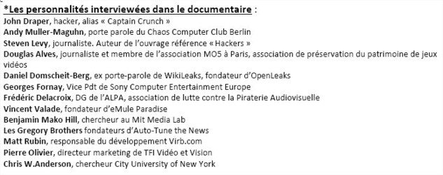 3 invitations pour voir un documentaire inédit sur le piratage ( France 4 )