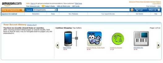 Amazon AppStore - Les premières images et prix d'applications