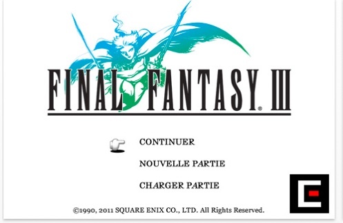Final Fantasy III disponible sur iOS