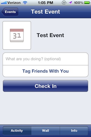 Facebook - L'application iPhone passe en version 3.4