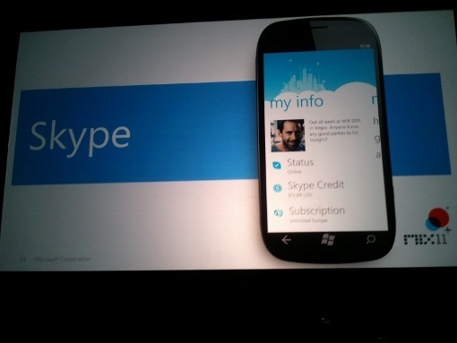 Mix 2011 - Spotify et Skype bientôt sur Windows Phone 7