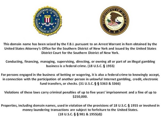 PokerStars, Absolute Poker et Full Tilt fermés par le FBI