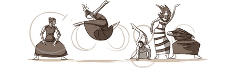 Martha Graham à l'honneur sur Google dans un magnifique Doodle