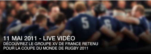 Suivez l'annonce des 30 joueurs français pour la Coupe du Monde de Rugby sur Facebook