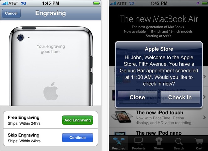 L'application Apple Store sur iPhone évolue comme les Apple Store 2.0