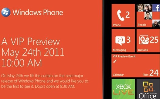 Windows Phone 7 - Mango va être présenté ce soir