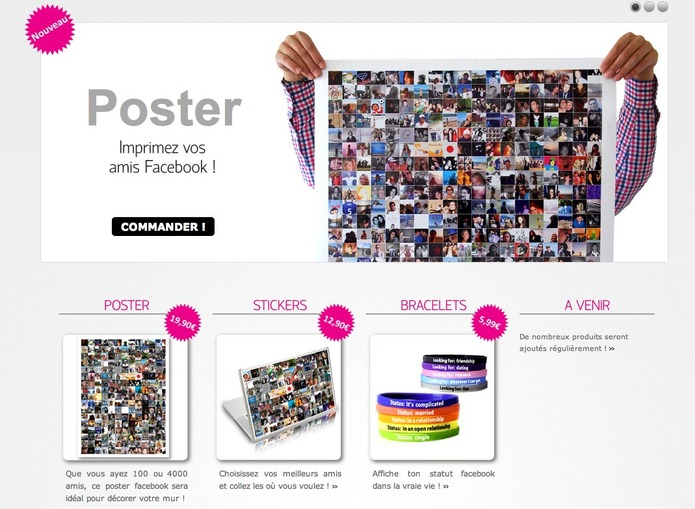 Social Printer - La boutique Facebook