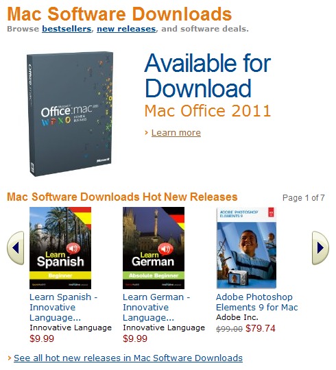 Amazon lance le Mac Download Store