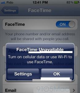 iOS 5 - Facetime autoriserait la 3G !