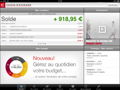 La Caisse d'Epargne lance son application pour iPad