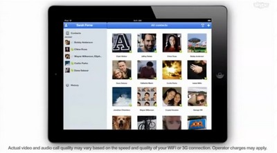 Skype pour iPad - Coming soon !