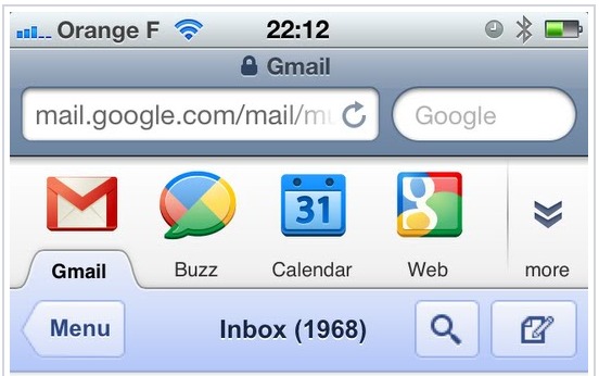 Gmail mobile évolue encore, des onglets sont apparus