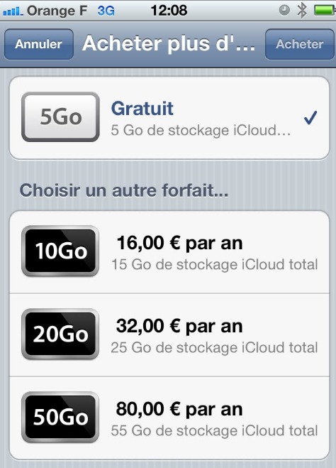 Apple iCloud gratuit ? Mais non c'est une blague