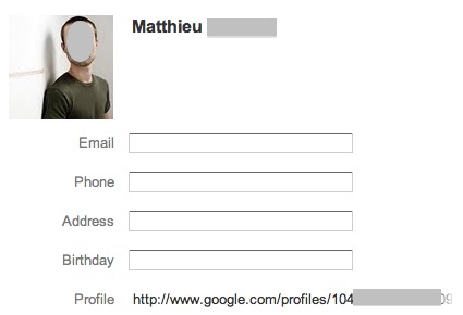 Google ajoute vos contacts Google + dans vos contacts Gmail automatiquement